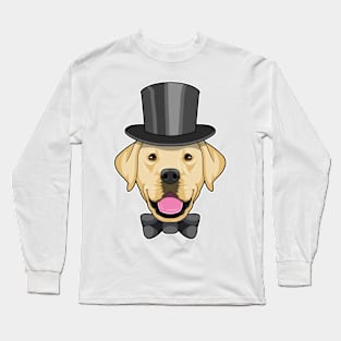 Dog as Groom with Bow Long Sleeve T-Shirt